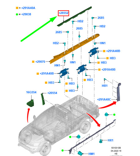 Ford ranger mk1 pick box - ford,