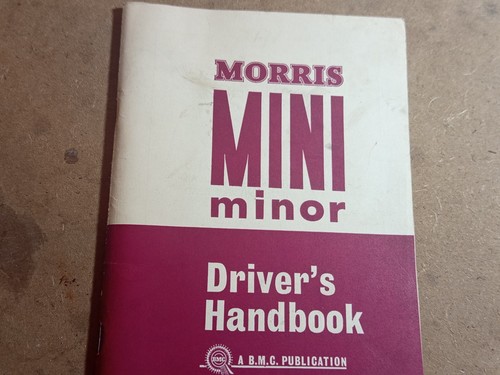 Mk1 mini driver handbook - mk1,